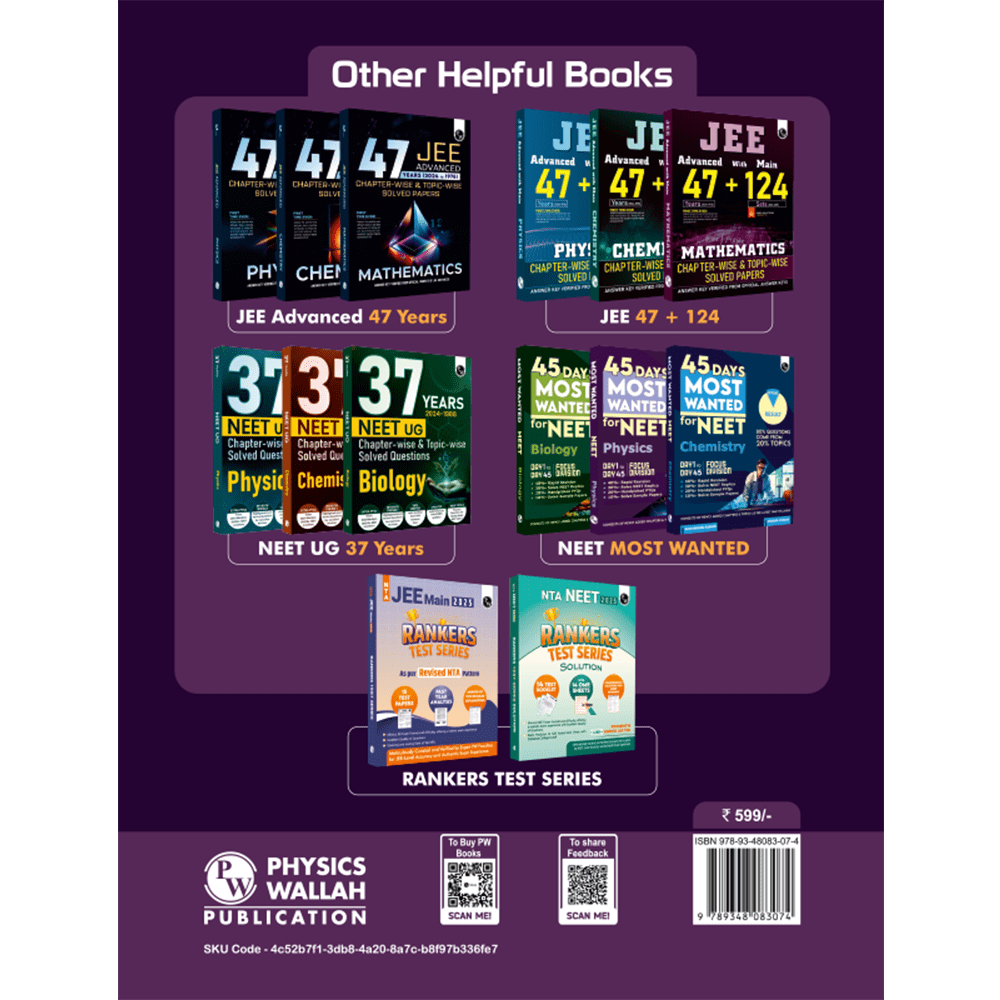 19 Years Karnataka CET Chapterwise Solved Papers (2006 - 2024) | Physics, Chemistry, Mathematics and Biology | KCET PYQ Book For Engineering Exam 2025