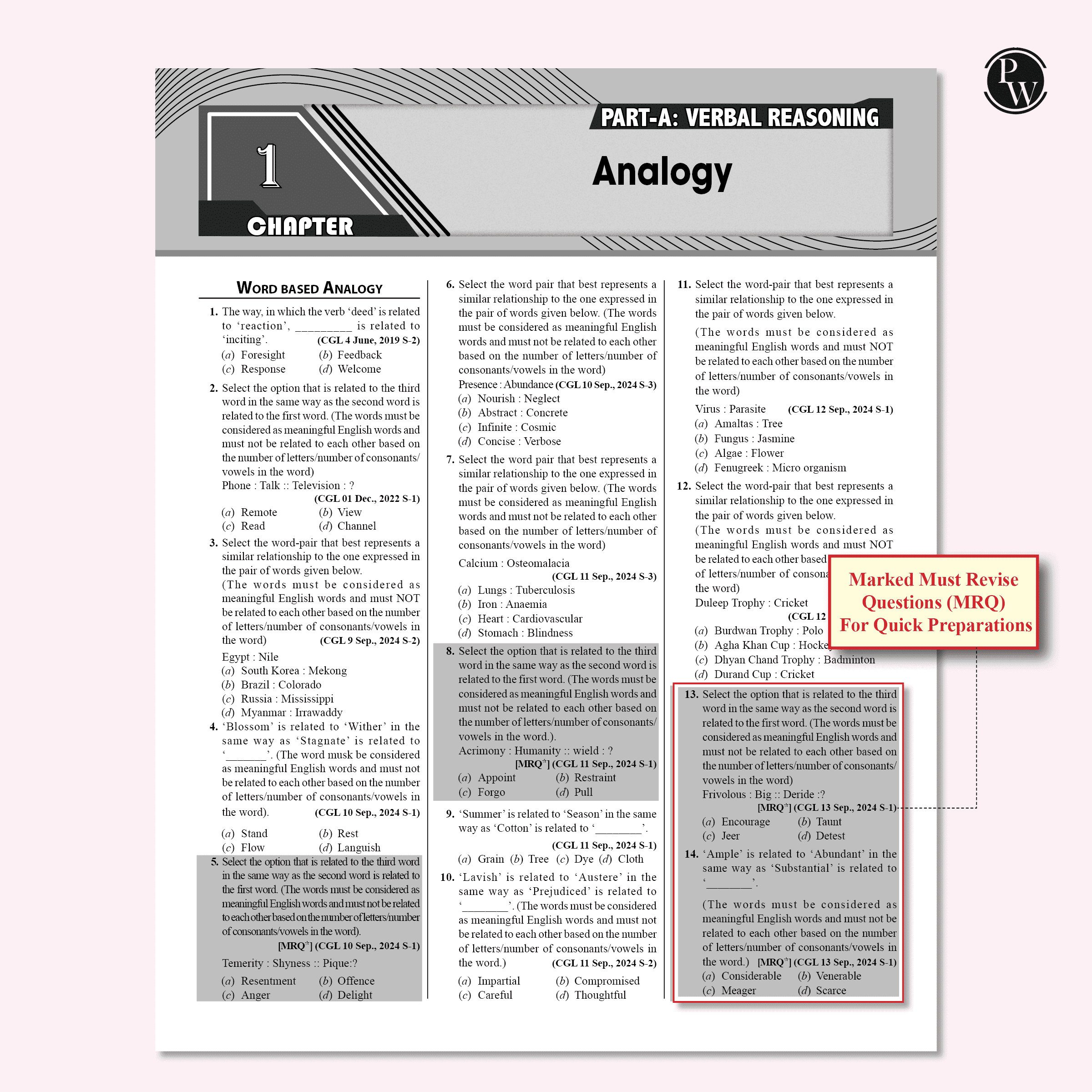 Selection Mantra For SSC CGL Tier 1 & 2 Exams 8000+ TCS MCQs Till Feb 2025 l Chapterwise & Typewise Questions | Reasoning, General Awareness, Maths, English & 5 Online CBT Tests
