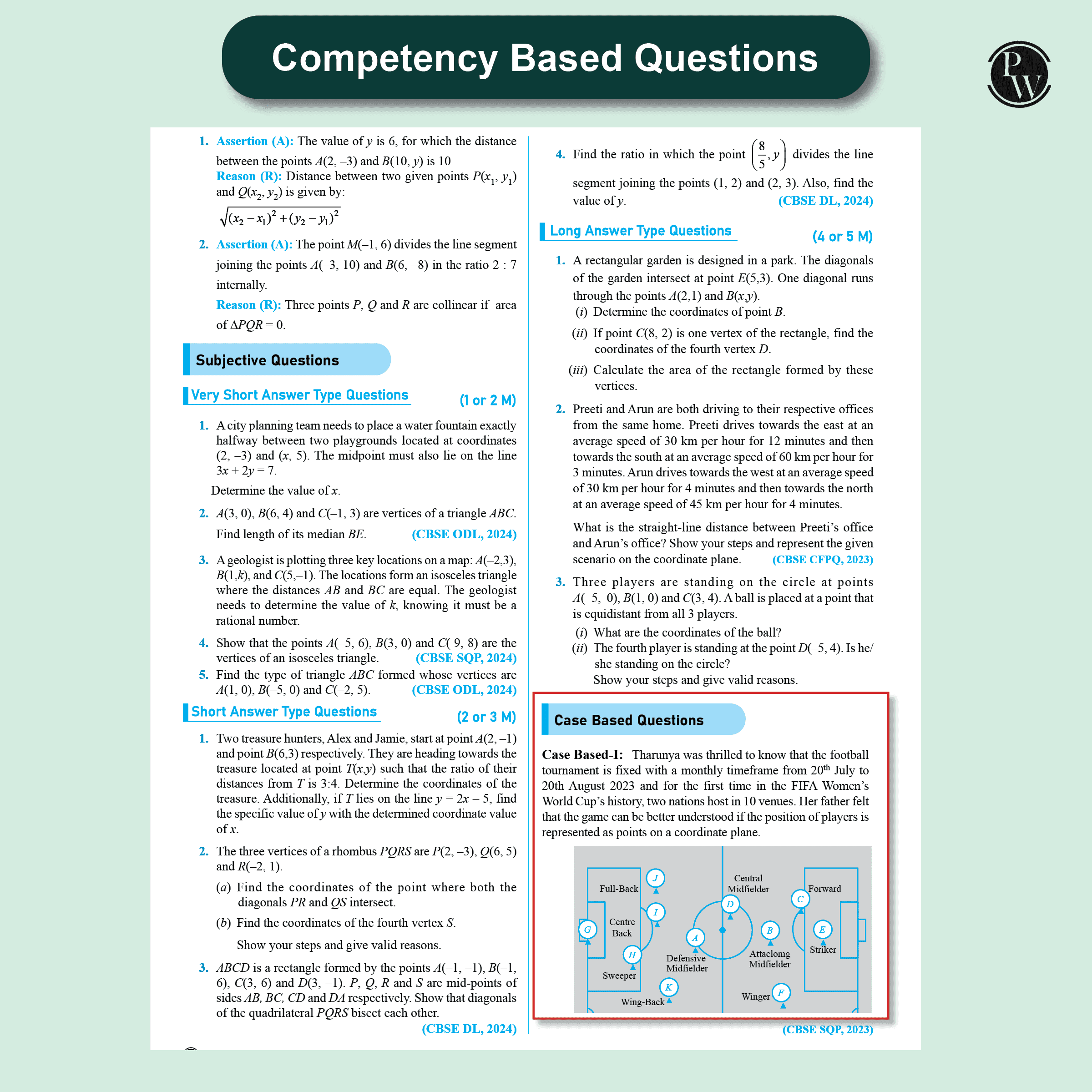 CBSE Question & Concept Bank (QCB) Class 10 Mathematics (Standard) Chapter-wise and Topic-wise Solved Questions For 2026 Exams with 50% Competency Based Question