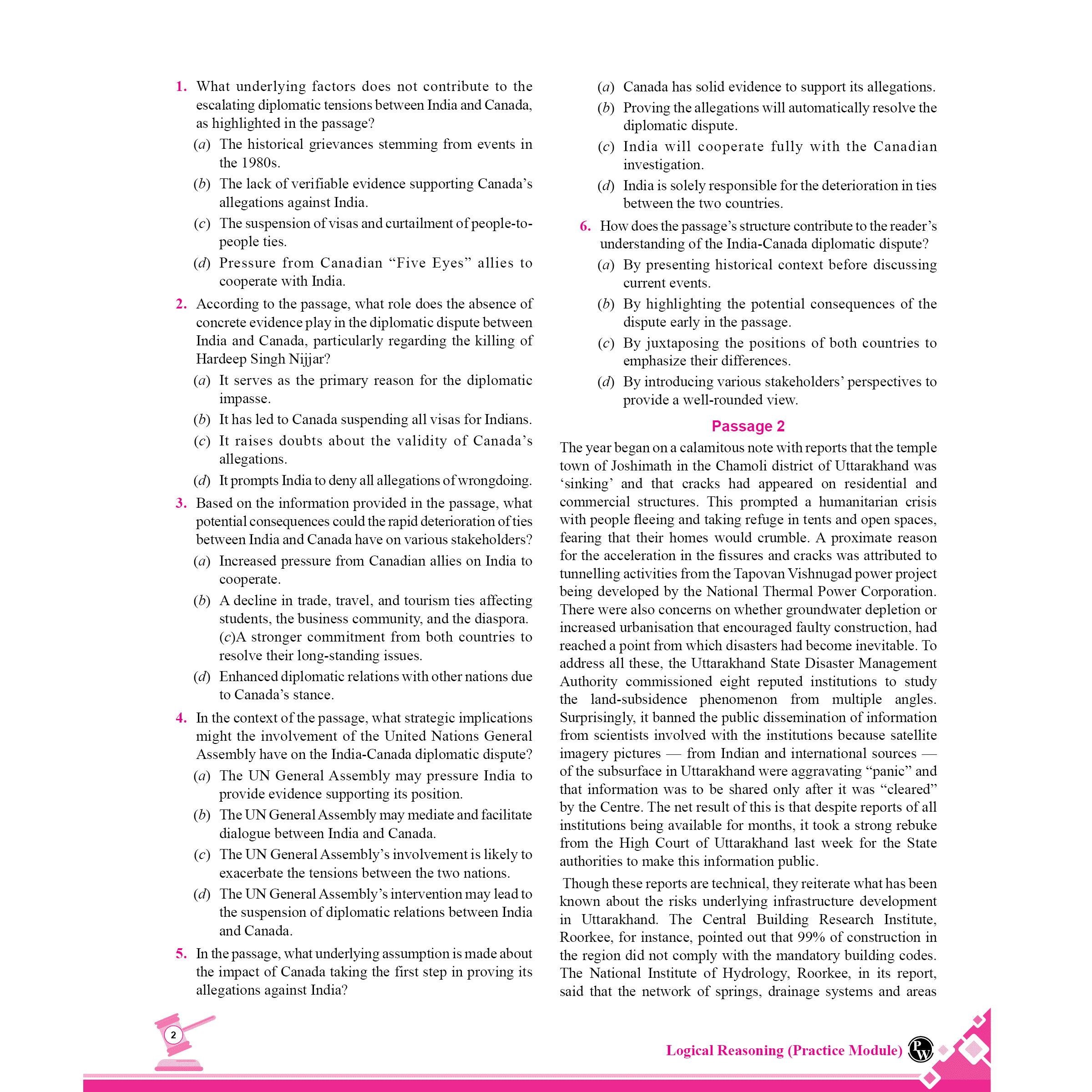 CLAT Complete Logical Reasoning Module Set of 2 For CLAT, AILET & OLETs Exams 2026 Latest Edition