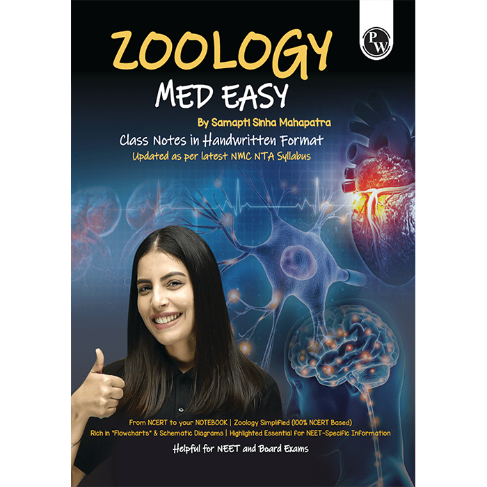 Zoology Med Easy For NEET and Board Exams 2024-25 | Flowcharts, Schematic Diagrams Samapti Sinha Mahapatra Handwritten Notes
