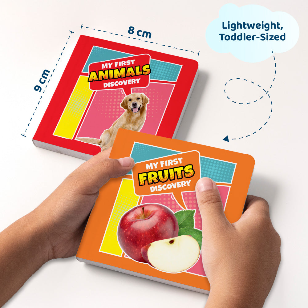 Kids First Library Box Set of 10 Board Books l Gift Set for Children Ages 1, 2, 3, 4, 5 Years