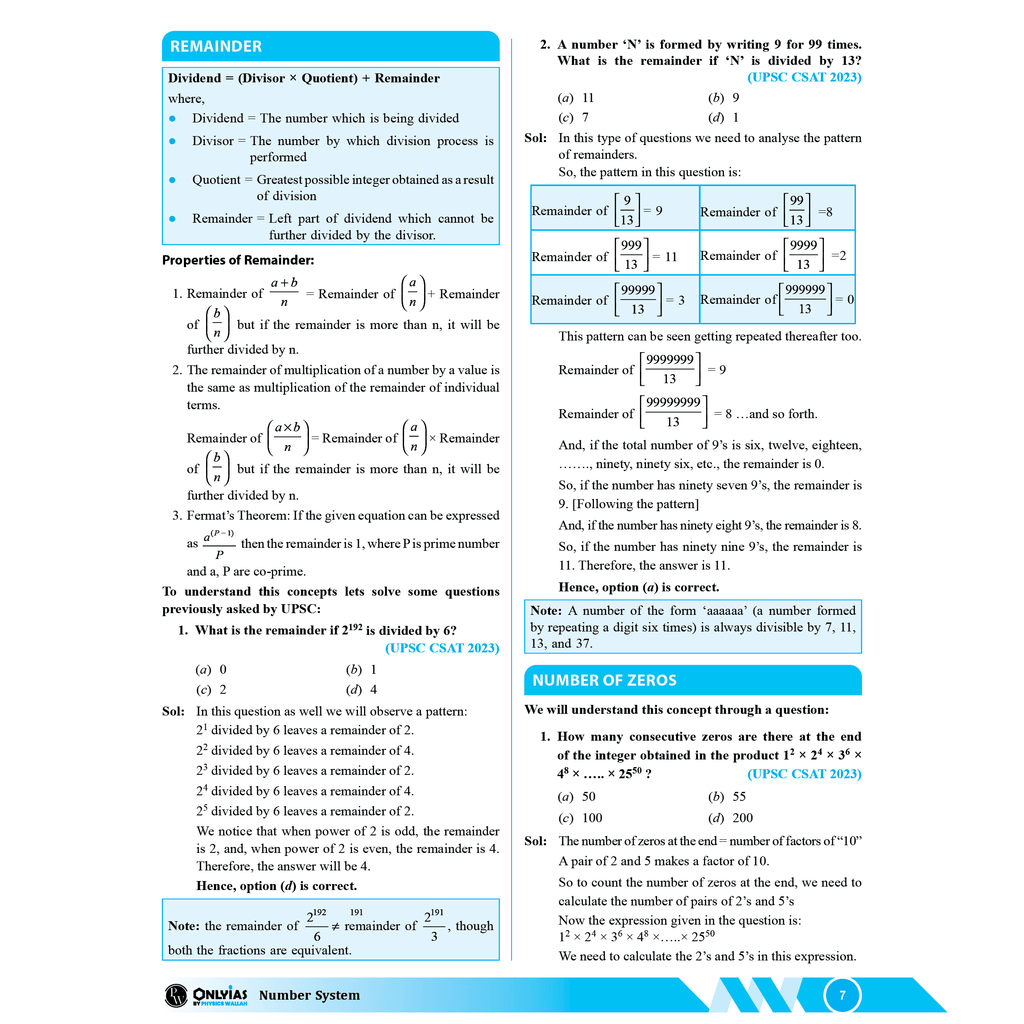 UDAAN (Prelims Wallah Static) CSAT For 2025 Exams
