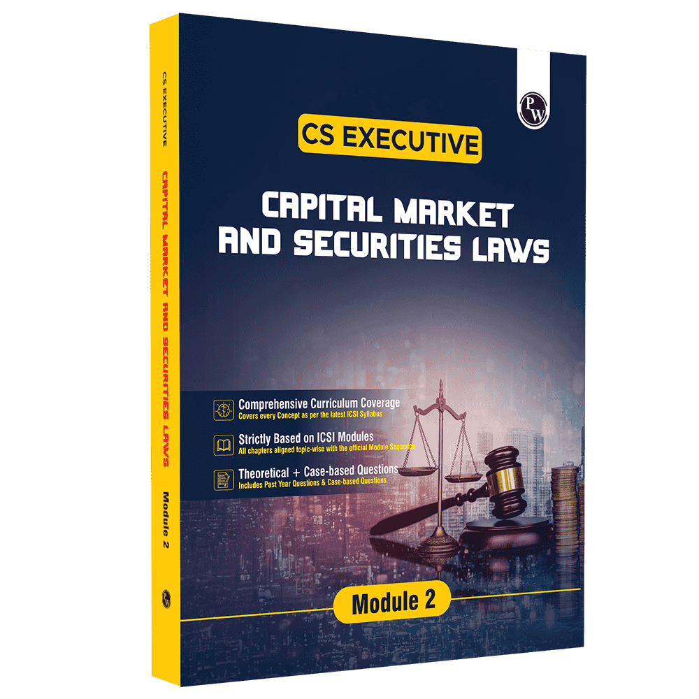 CS Executive Capital Market & Securities Laws Module-II Theory Books For 2025 Exam | Comprehensive Curriculum Coverage | Theoretical + Practical Questions