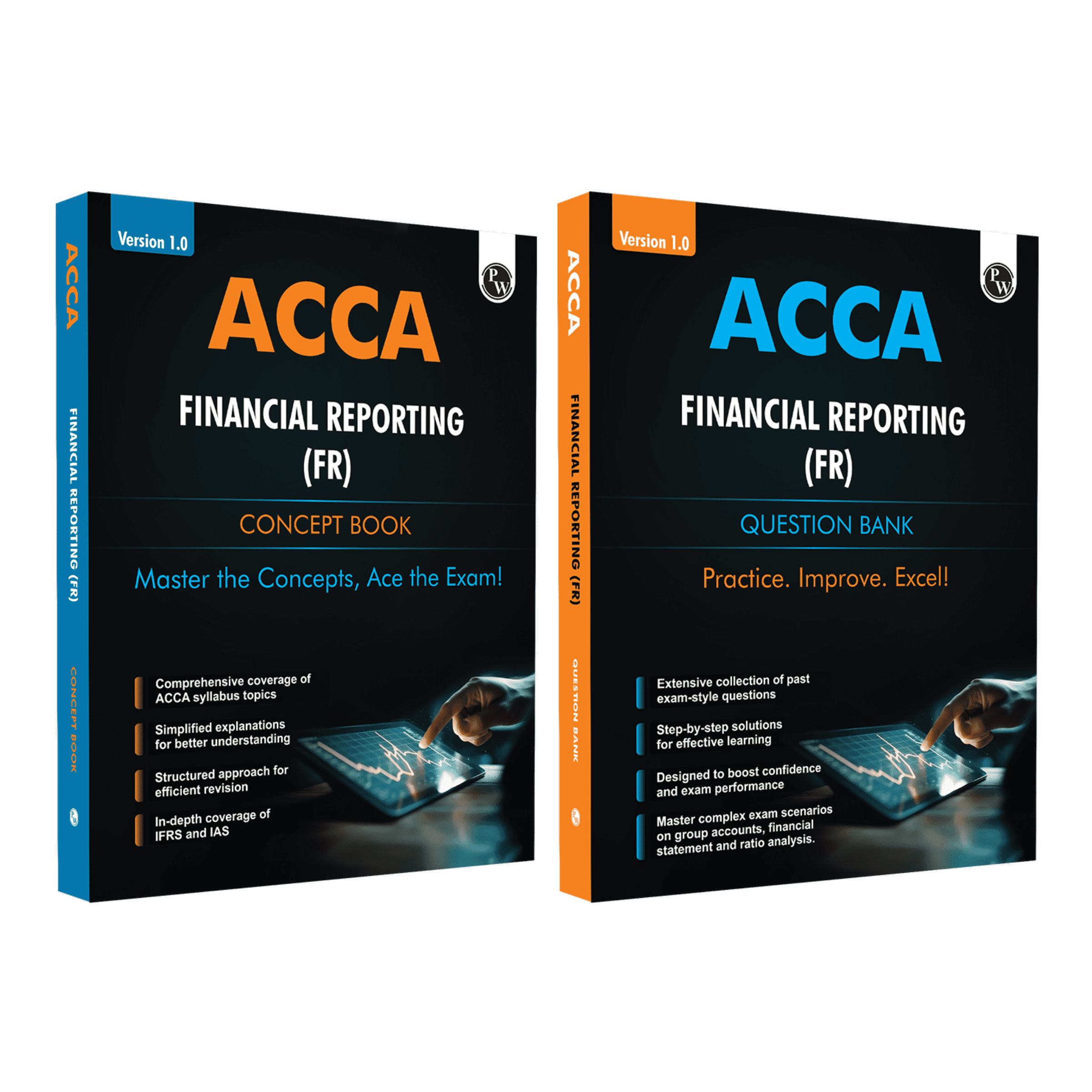 ACCA Financial Reporting (FR) Concept Book + Question Bank Combo Set of 2 Modules