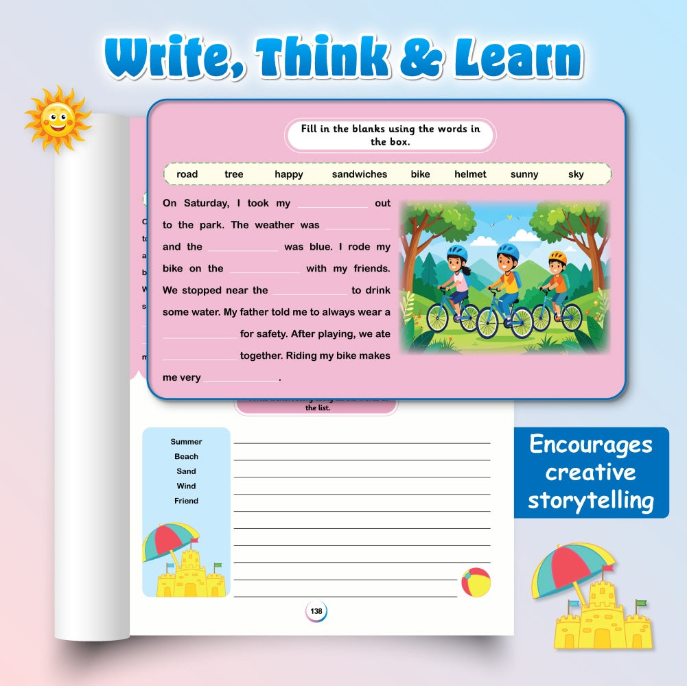 555 English Activity Book For Kids-Brain Games For 5+ Years Old Kids | Free 500+ Printable Worksheets, Fun Puzzles, Word Games, English Grammar, Pronunciation,Vocabulary, Riddles & Learning Activities