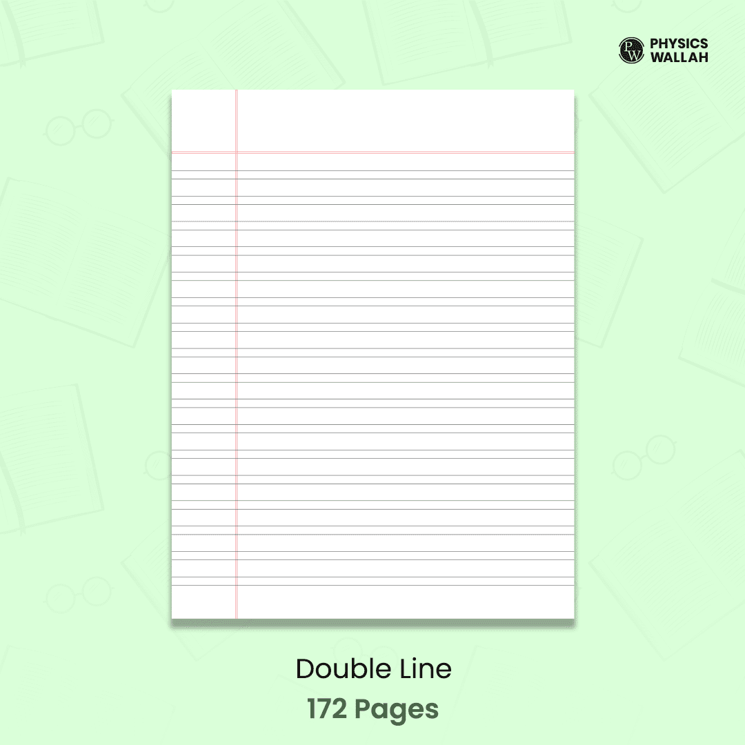 Doodle Notebook | 172 Pages | 18 x 24 cm | Double Line