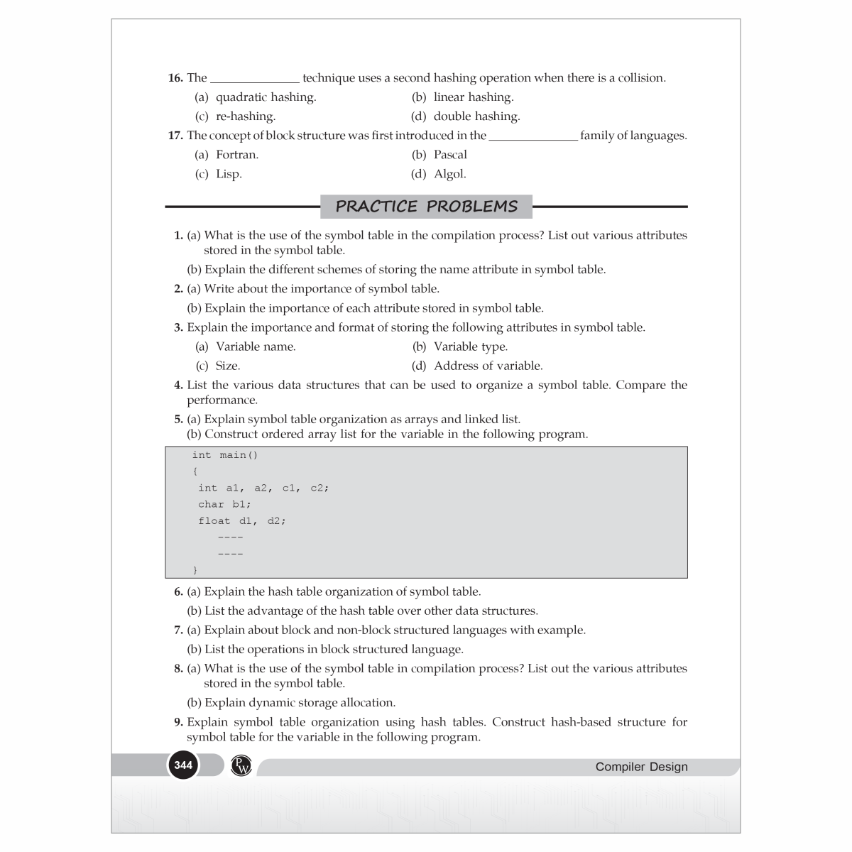 Principles of Compiler Design By Dr. K.V.N Sunitha & Ravindrababu Ravula For GATE and Engineering Students | Chapterwise Theory & Questions