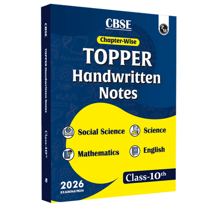 CBSE Chapterwise Class 10 Topper Handwritten Notes For 2026 Exams | Covering Science, Mathematics, Social Science and English