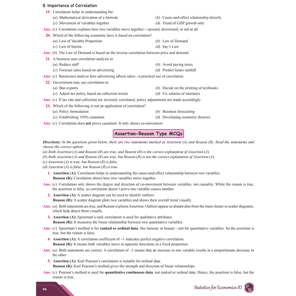 CBSE Question & Concept Bank (QCB) Class 11 Statistics for Economics Chapter-wise and Topic-wise Solved Questions For 2026 Exams with Competency Based Question