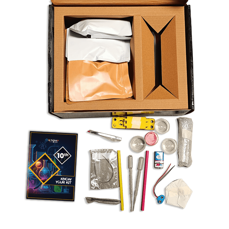 Science Experiment Kit for Class 10 CBSE and NCERT Aligned | Safe and Easy Science Kit with Lab Manual and Video Tutorials | Science Project Kit for Central and State Boards