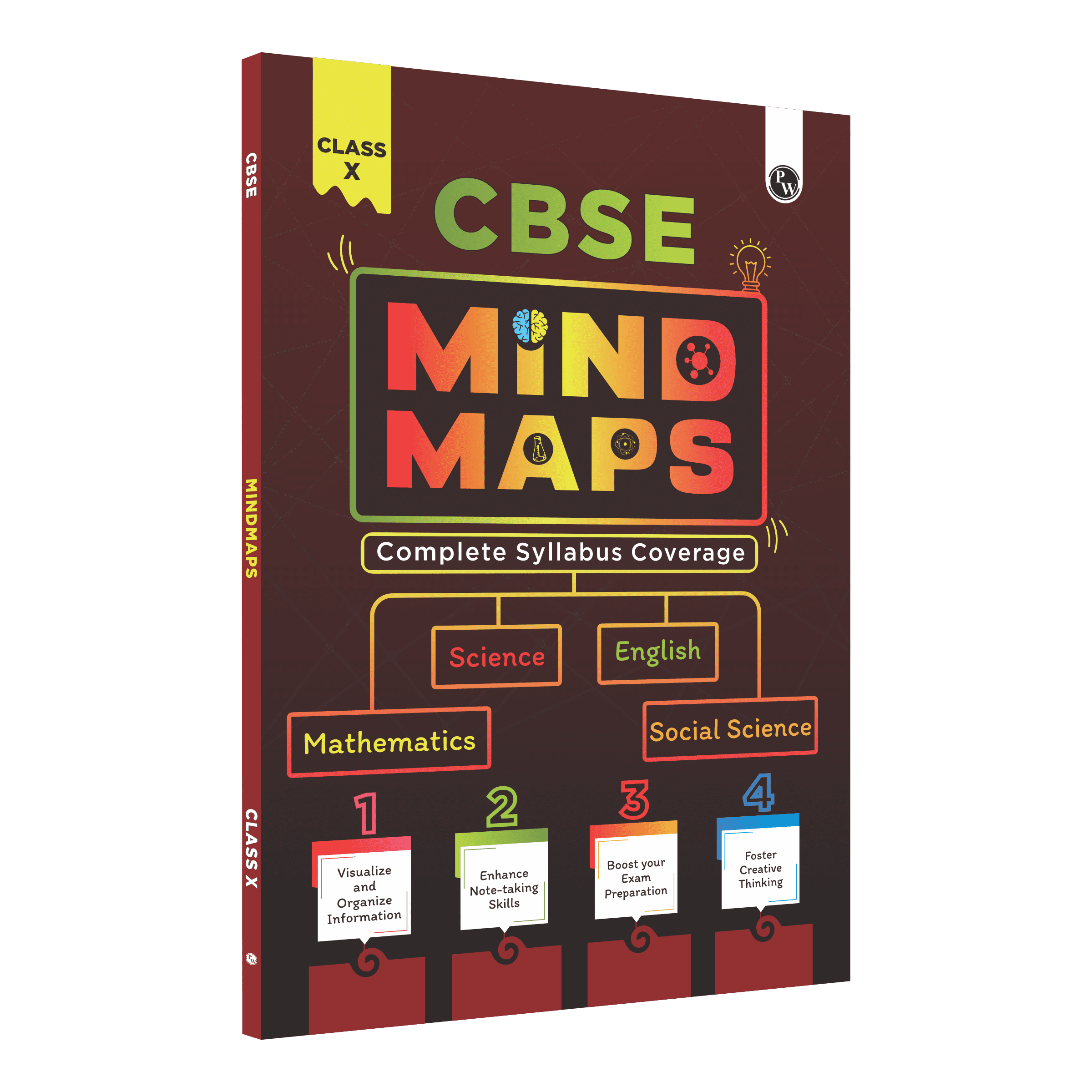 CBSE Class 10 Mind Maps Book For 2026 Board Exams l Mathematics, Physics, Chemistry, Biology, English and Social Science | Simplified Concepts & Quick Revision