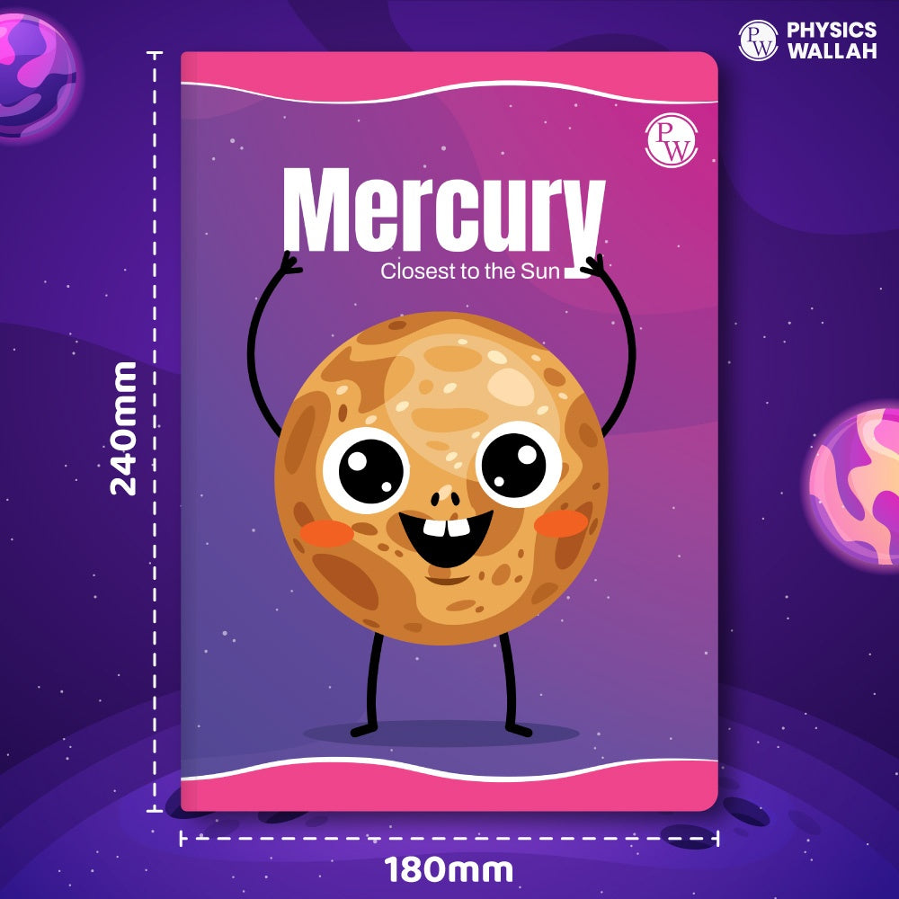 172 Pages Children Notebook|  Single line Hindi- Mercury