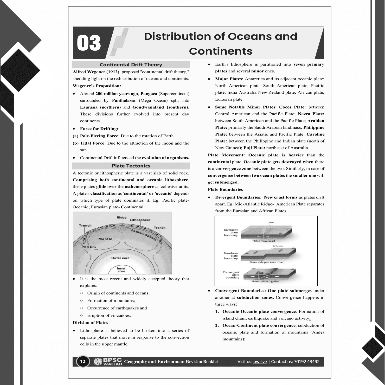 PWONLYIAS BPSC Prelims Wallah 6 Revision Booklets for 70th BPSC Prelims Exam 2024 Latest Edition