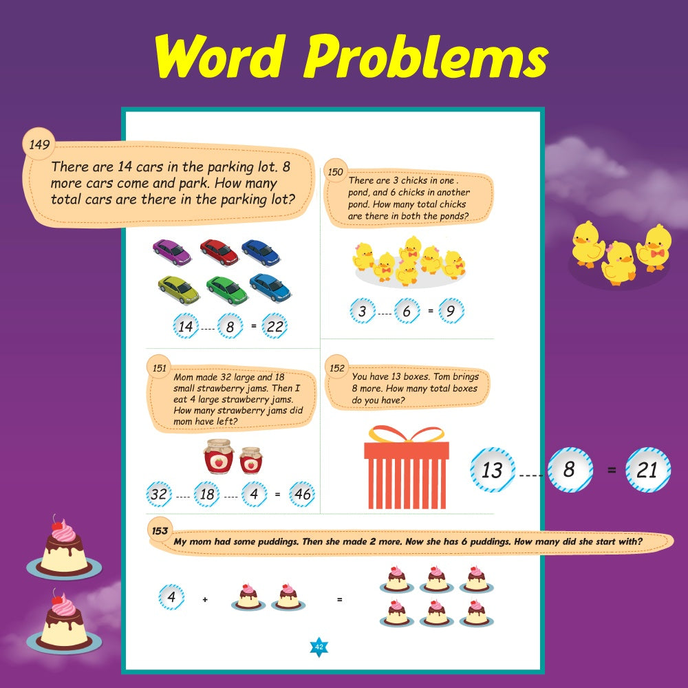 200+ Addition & Subtraction Maths Activity book for 3 to 6 Years Old | Free 300+ Worksheets, Activities and Parenting Tips | Addition Subtraction Practice Book, Word Problems & Puzzles