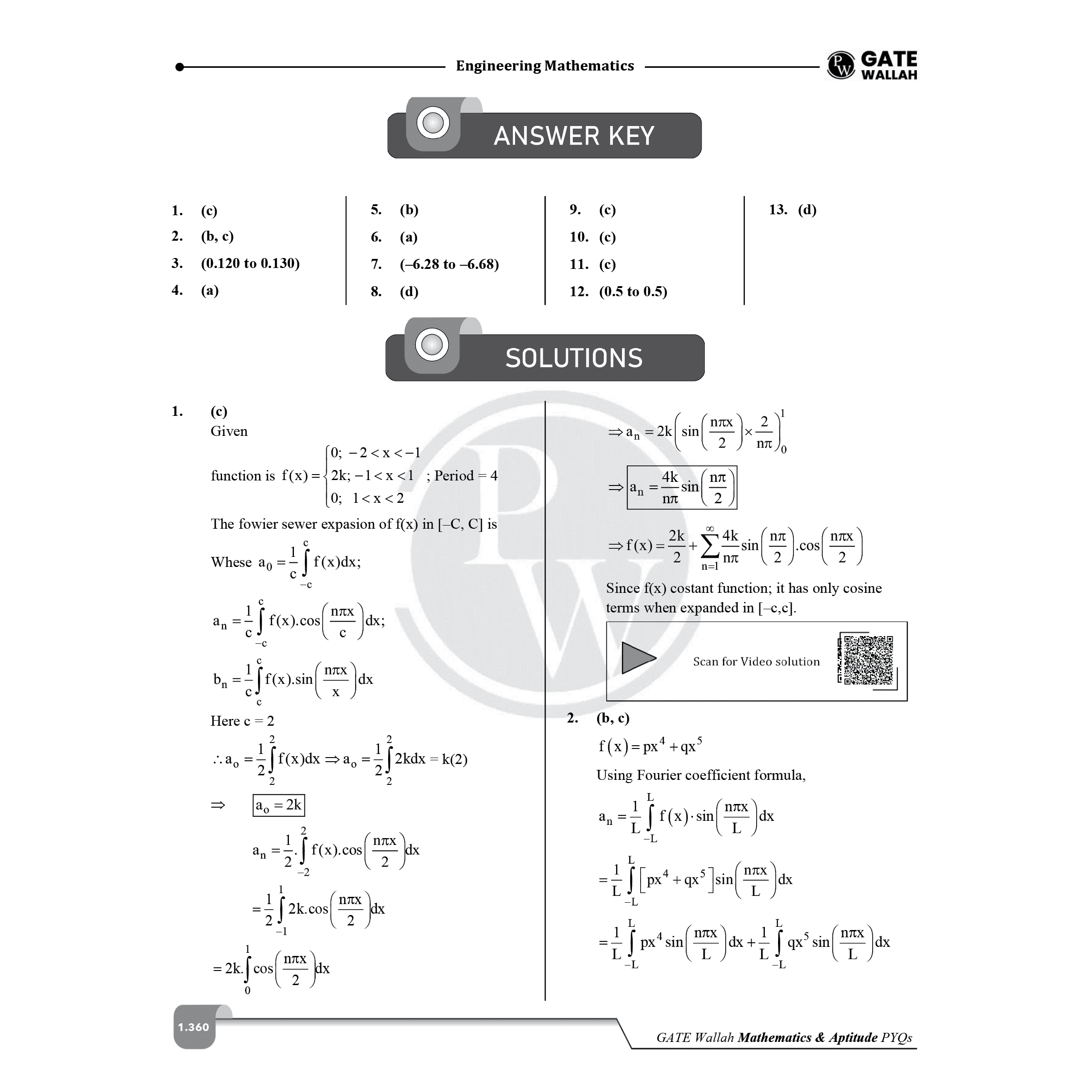 GATEWALLAH Computer Science & IT and Engineering Mathematics & General Aptitude Combo Set of 2 Books Topicwise Previous Years Solved Questions with Video Solutions For 2026 Exams