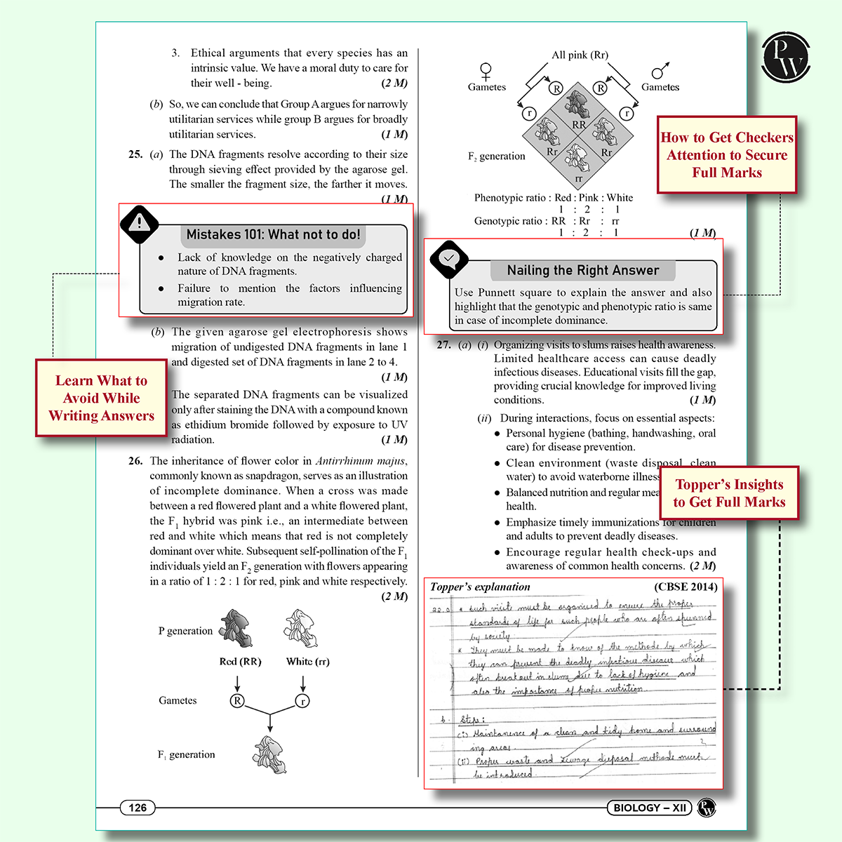 CBSE 12 Sample Question Papers Class 12 Biology For 2026 Board Exam (As Per Latest SQP Dated 30 July 2025) | 2025 Solved Paper, Mind Maps, Stepwise Marking