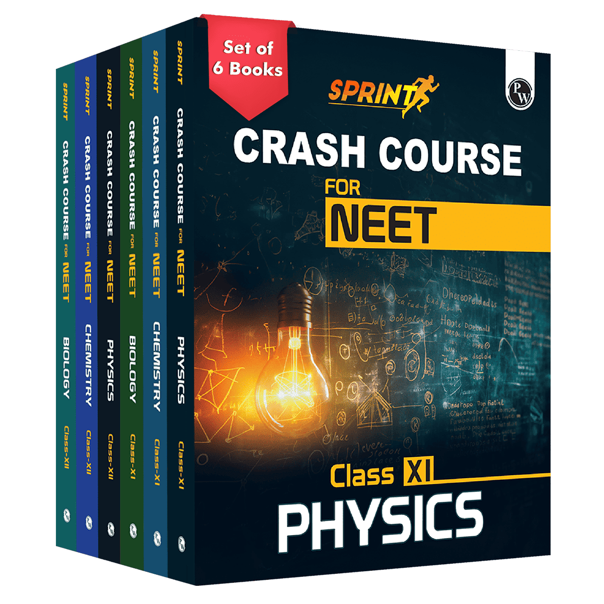 Sprint NEET Crash Course Class 11 & 12 Physics, Chemistry, Biology Combo Set of 6 Books For 2025-2026 Exams l 60 Days Study Plan l Crisp Theory & Levelwise Questions