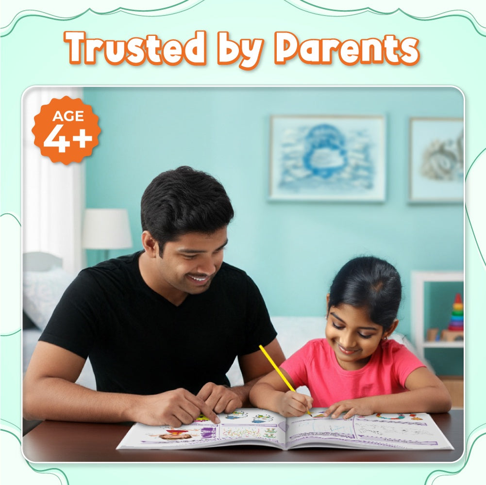 555 Activities Book For Kids 4+ Years Old | Free 500+ Printable Worksheets with Parenting Tips | 555 Adventure Activities | Puzzles, Mind Games, Maze,Challenges Designed Activity Book For Growing Kids