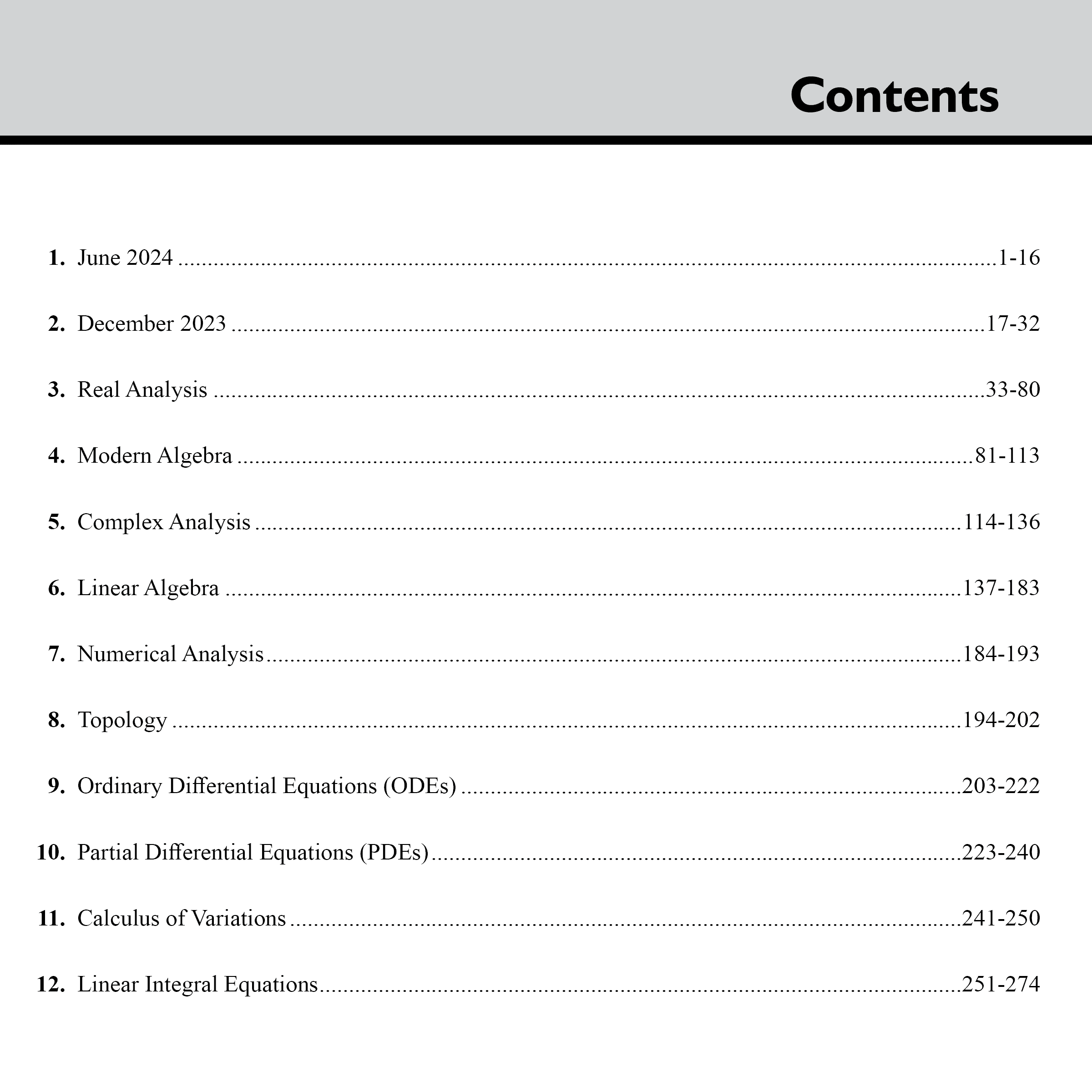 CSIR - NET Recap Mathematical Sciences Chapterwise and Yearwise Previous Years Solved Papers (PYQ) Latest 2015 June 24 Exam Questions Covered l IIT-JAM, GATE, TIFR, NBHM Exams
