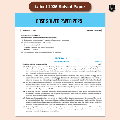 CBSE CLASS 10th QCB