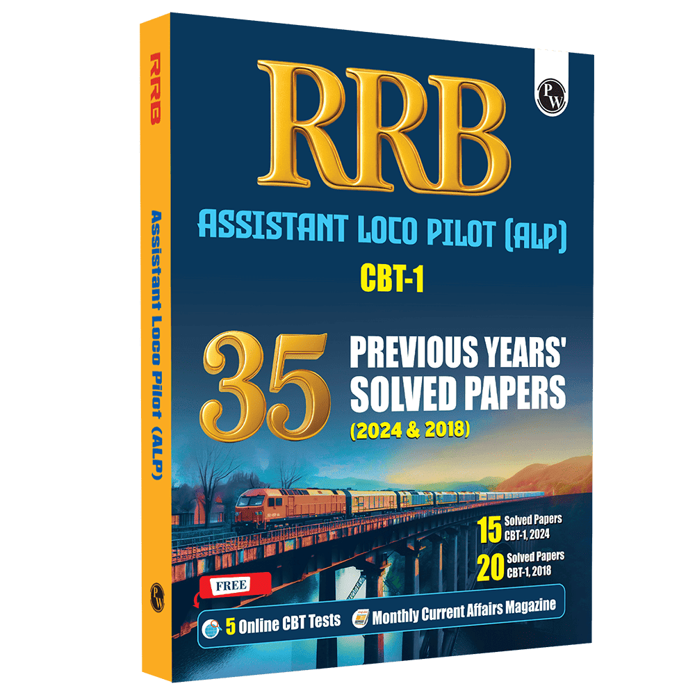 35 RRB Assistant Loco Pilot (ALP) CBT-1 Previous Year Solved Papers (2024 & 2018) with 5 Online Mock Tests For Exam 2025-2026 | Fully Solved PYQ | English Edition
