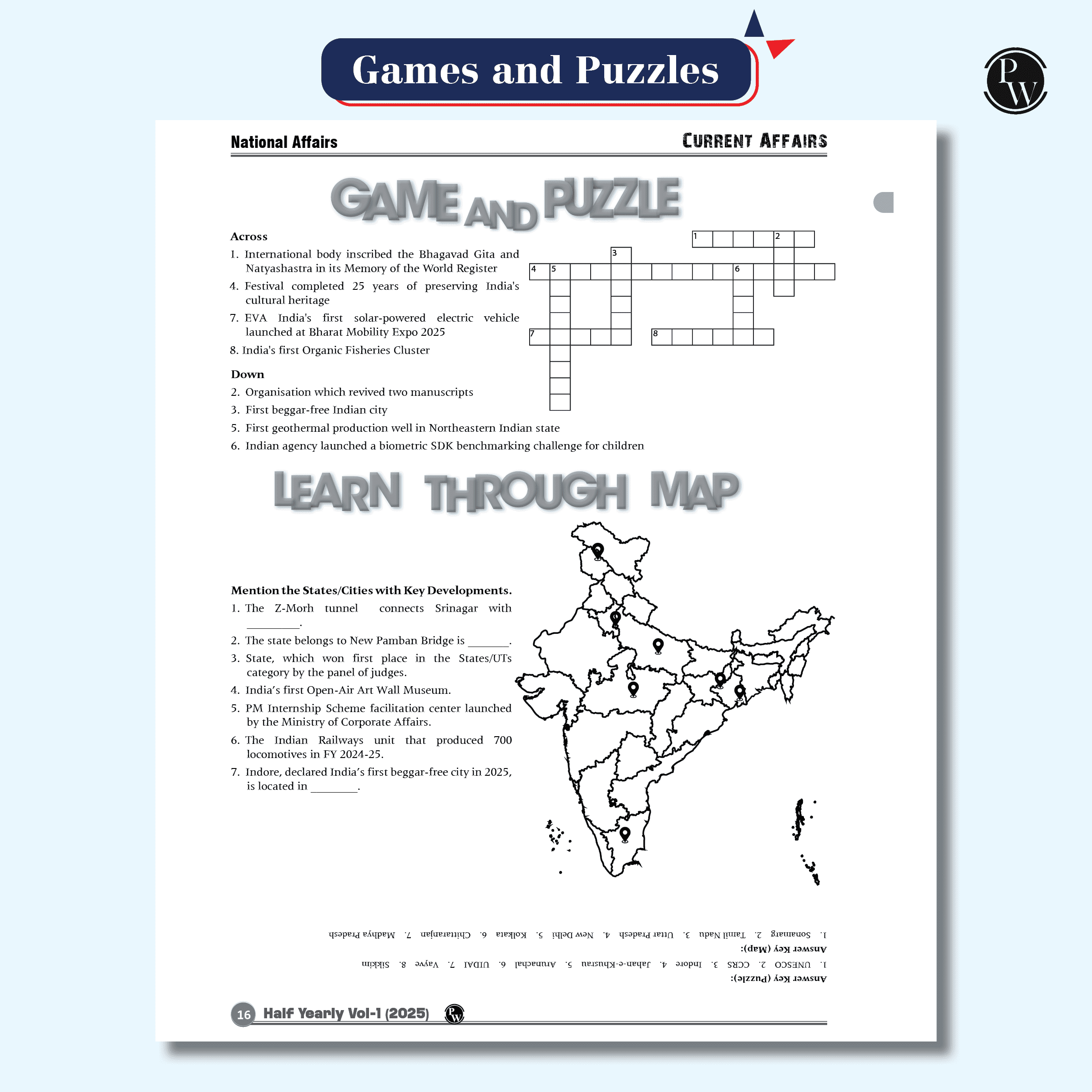 Half Yearly Current Affairs Magazine Vol. 1 January to June 2025 By Krati Singh | For SSC, Banking, Teaching, Railway, Defence and Other Competitive Exams 2025-26 English Edition
