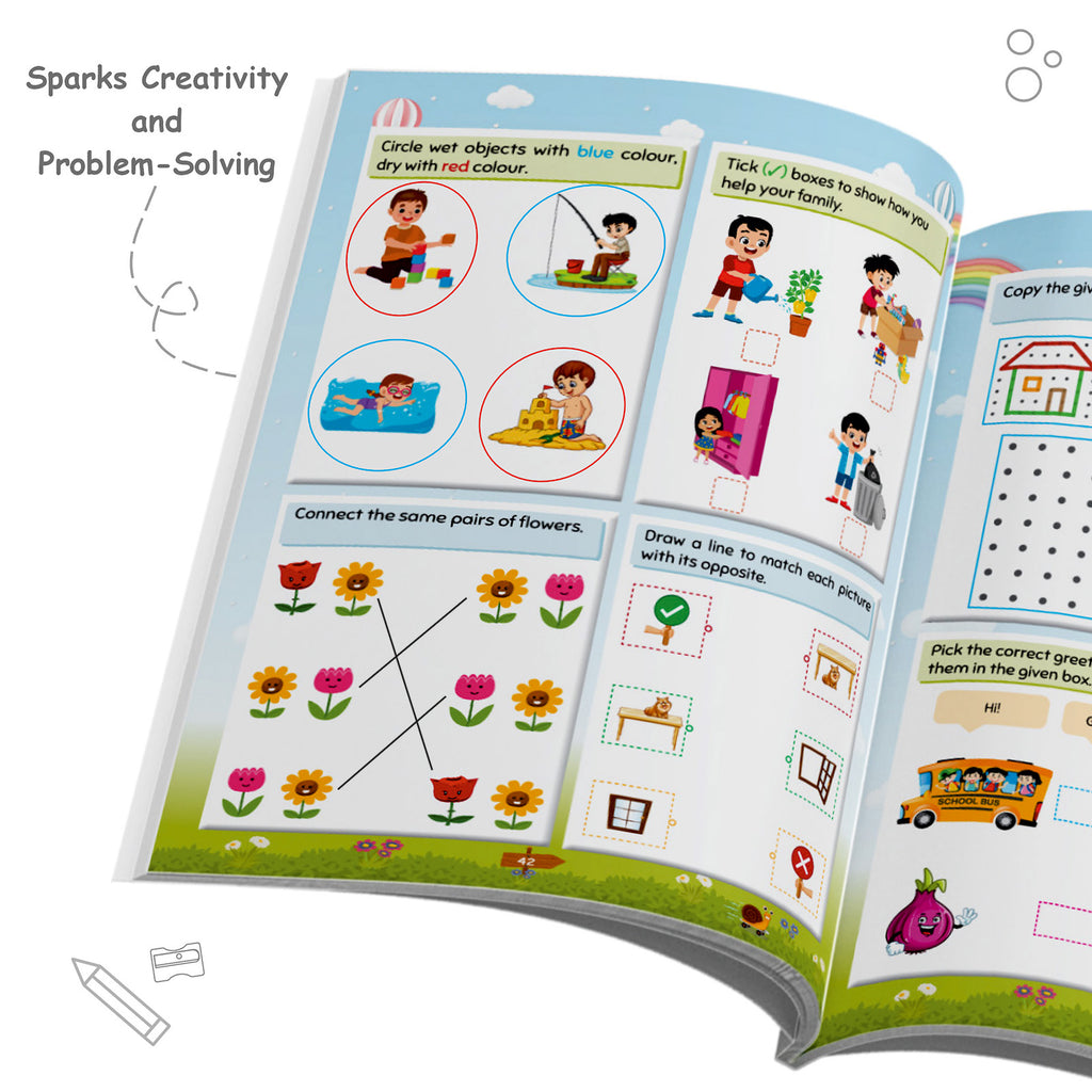 Activities Book For Kids Aged 3+ Years Old | 200+ Adventure Activities | Puzzles, Mind Games, Maze and Challenges Filled Activity Book For Growing Kids & Screen-Free Fun