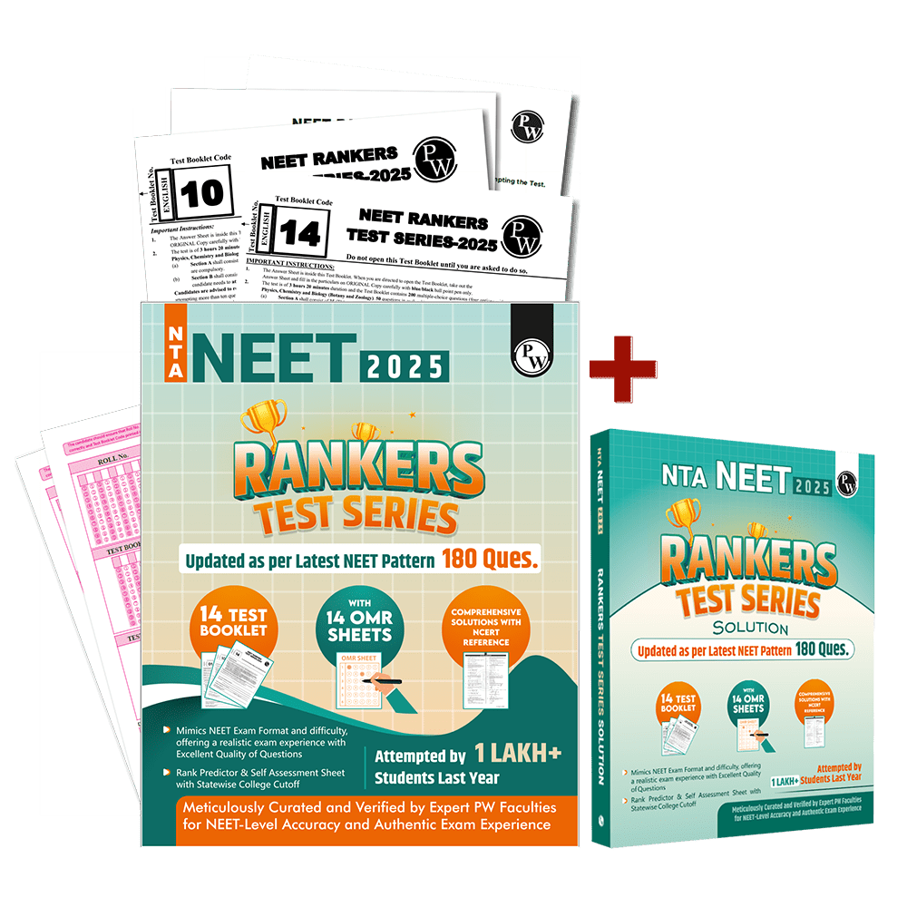 NTA NEET New Pattern Rankers Test Series 2025 (180 Ques) Verified & Curated By Expert Faculties | 10 Full Syllabus + 4 Part Syllabus (Class 11 & 12) | OMR Sheet, Solution Booklet