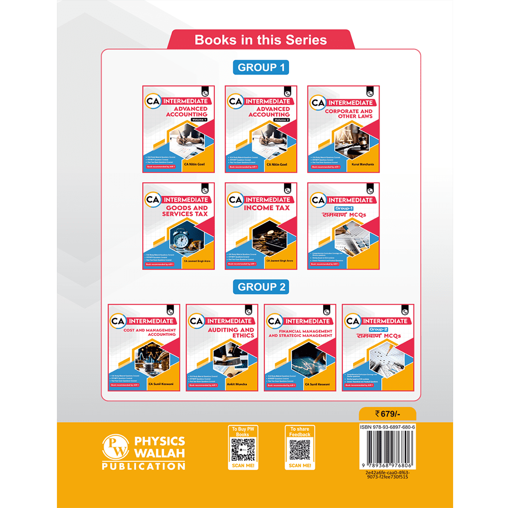 CA Intermediate Group 2 Ramban MCQs Book (All Subjects) | Latest Syllabus For January 2026 Exams