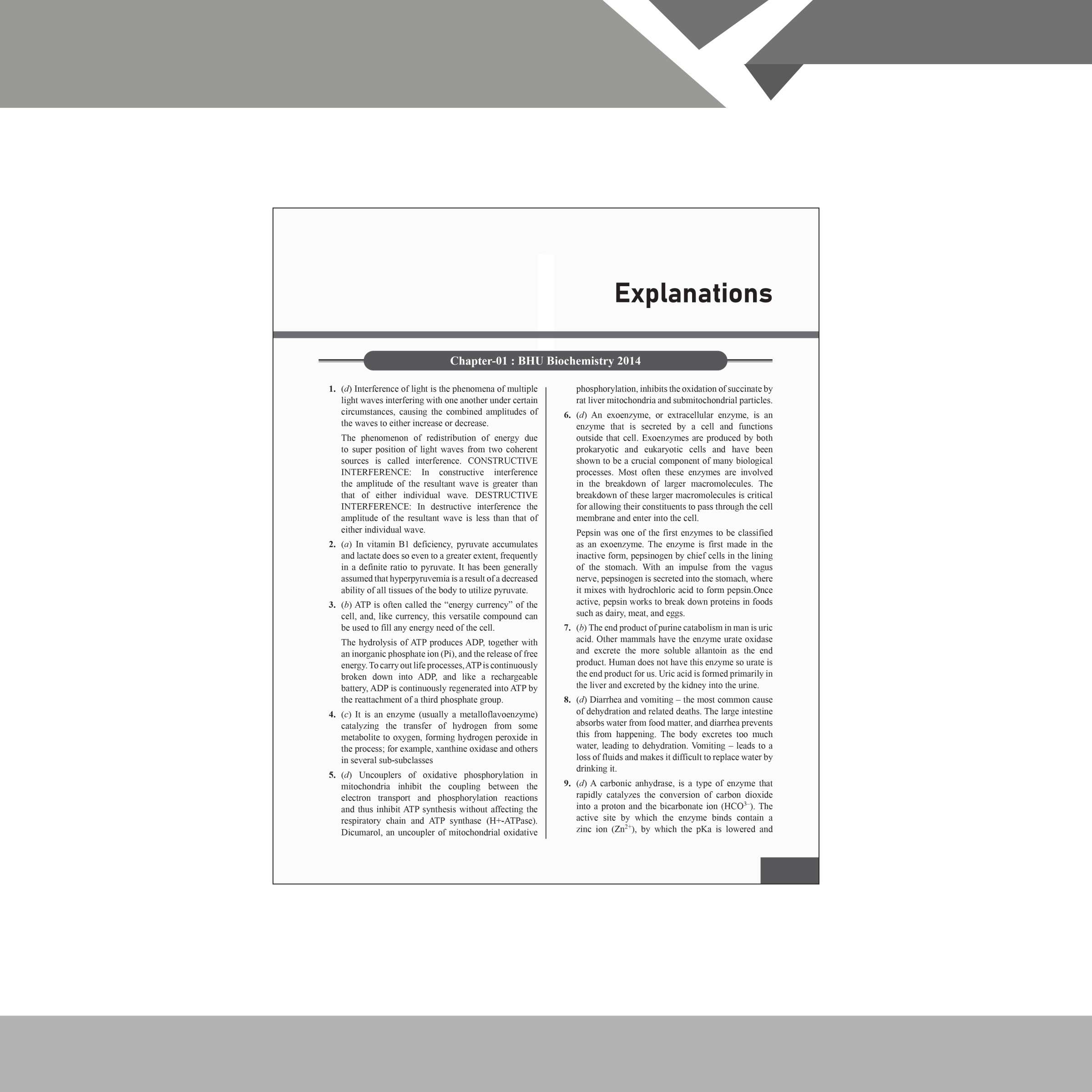 Mega Solution Series Biotechnology Biochemistry Microbiology Volume 3 by Debasish Kar For CUET-PG 2024-2025 Exams