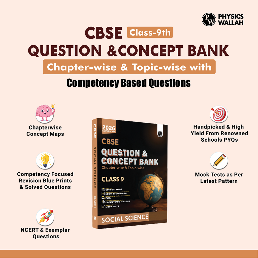 CBSE Question & Concept Bank (QCB) Class 9 Social Science Chapter-wise and Topic-wise Solved Questions For 2026 Exams with Competency Based Question