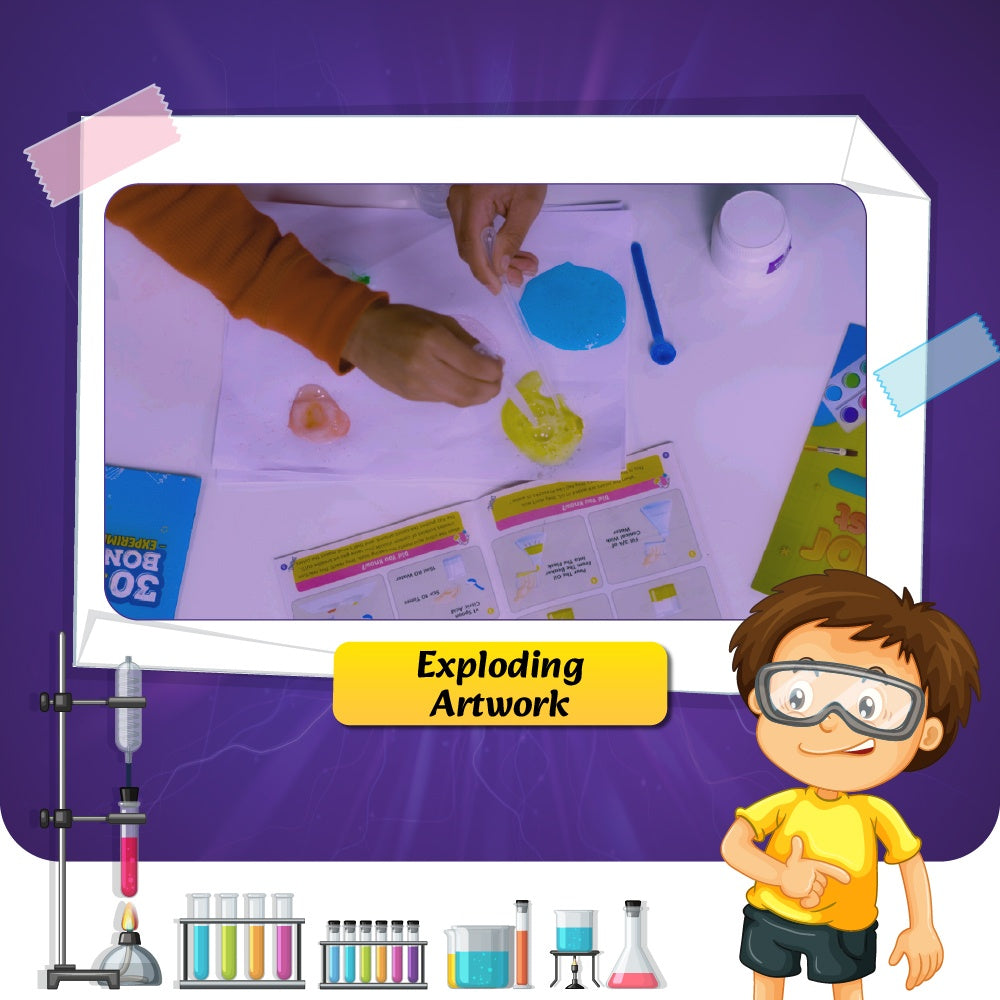 Junior Science Kit  for Girls and Boys Age 4,5,6,7,8,9,10,11,12,13,14 Years Old, Science Kit for Kids for Birthday Gifts, 50+ Experiments of Color, Craft & Science