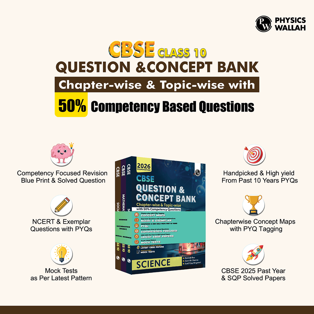 CBSE Question & Concept Bank (QCB) Class 10 Science, Mathematics (Basic) and Social Science Combo Set of 3 Books Chapterwise & Topicwise Solved Questions For 2026 Exams