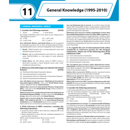 UPSC ESE 25 Years PYQ