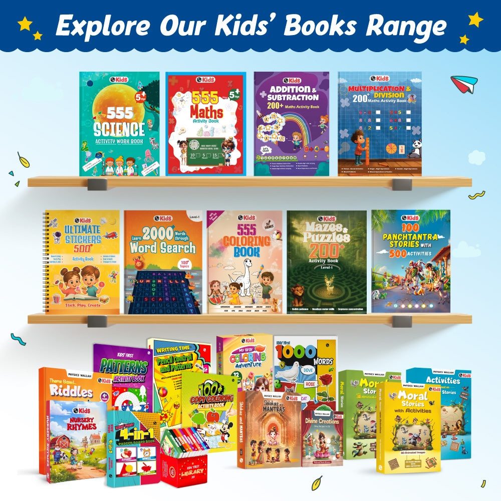 A to Z Kids Reading & Activity Books Combo Set of 5 | Learn Good Habits, Emotions, Places, Professions & Sports | Fun Early Learning Alphabet Series | Pictures with General Knowledge Books