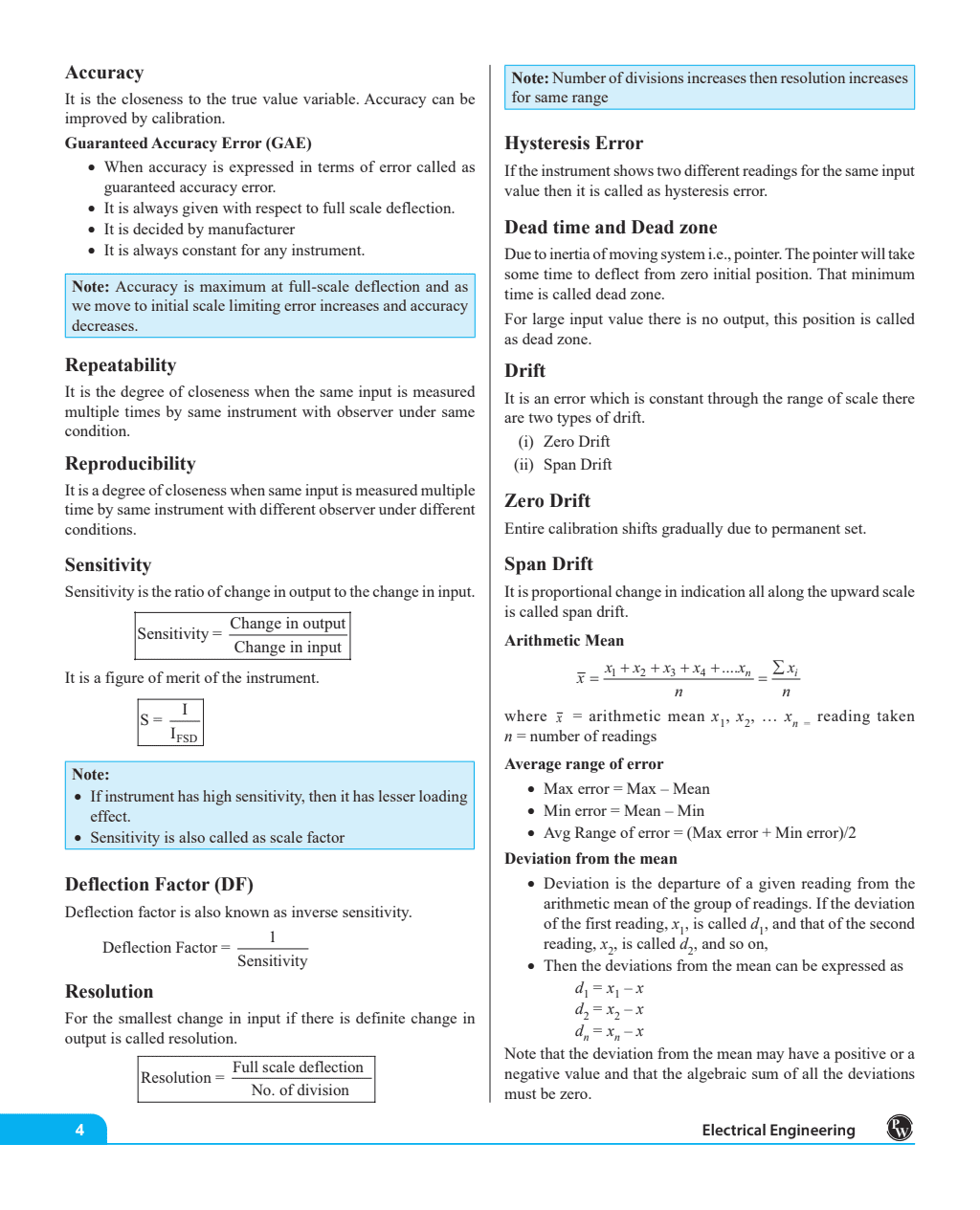 Concept Booster Electrical Engineering for SSC JE, PSUs, RRB JE, All State AE/JE Exams | Formulas and Concise Concepts