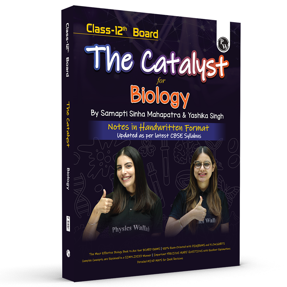 Class 12 Board The Catalyst For Biology with Most Relevant Practice Questions Booklet By Samapti Mam & Yashika Mam For 2026 Exam | Handwritten Notes | Detailed Theory, PYQs