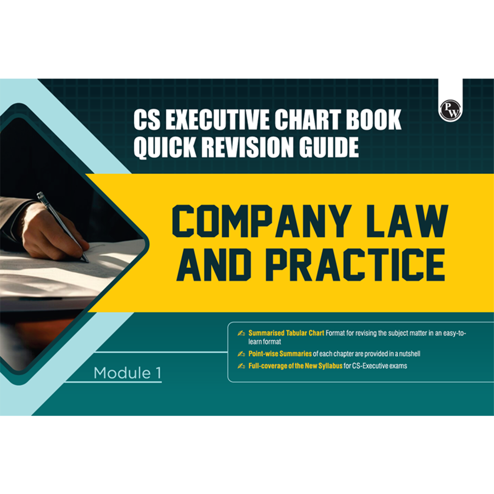 CS Executive Chart Books Quick Revision Guide Company Law & Practice (Module 1)