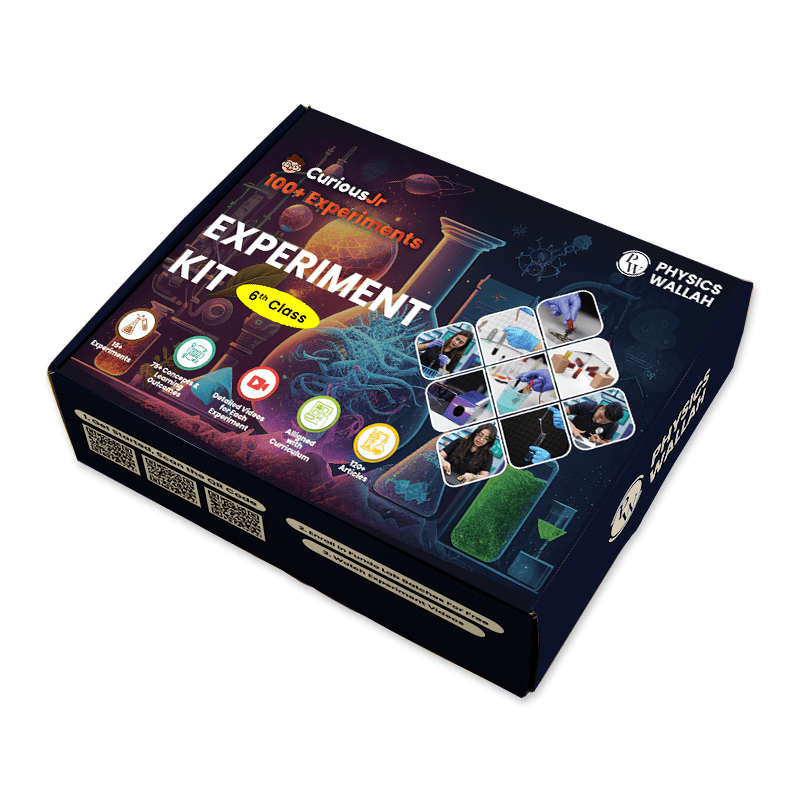 Curious Jr. Science Experiment Kit For Class 6th - CBSE and NCERT Topics based Experiments with Video Tutorials and Manual (Multicolor) | Science Project Kit