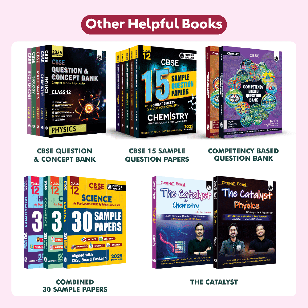 CBSE Question & Concept Bank (QCB) Class 12 Physics, Chemistry, Mathematics and Biology Combo Set of 4 Books Chapter-wise and Topic-wise Solved Questions For 2026 Exams