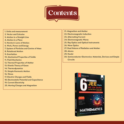 JEE 6 Years Book
