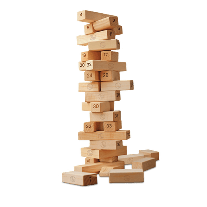 Tumbling tower & space bingo