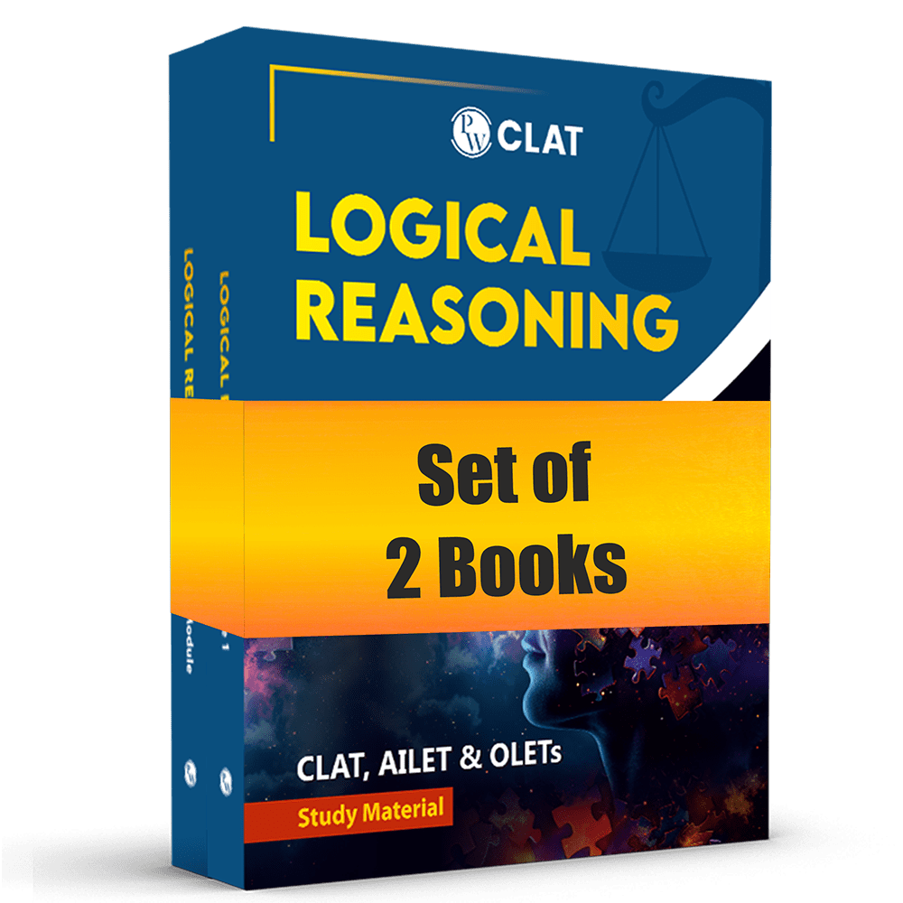 CLAT Complete Logical Reasoning Module Set of 2 For CLAT, AILET & OLETs Exams 2026 Latest Edition