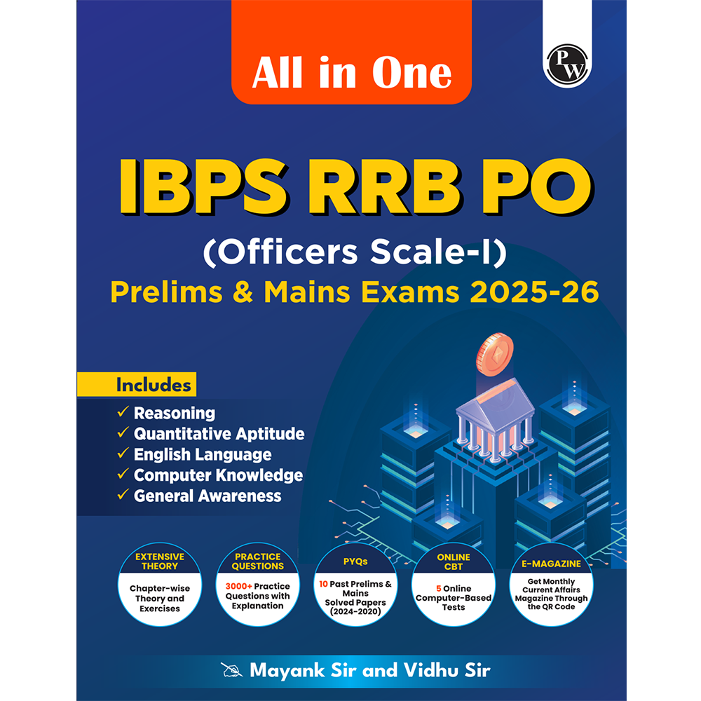 All in One IBPS RRB PO Prelims & Mains (Officers Scale-l) Exams 2025-26 By Mayank Sir & Vidhu Sir | Chapterwise Theory, Practice Questions | 10 Past Year Papers (PYQ)