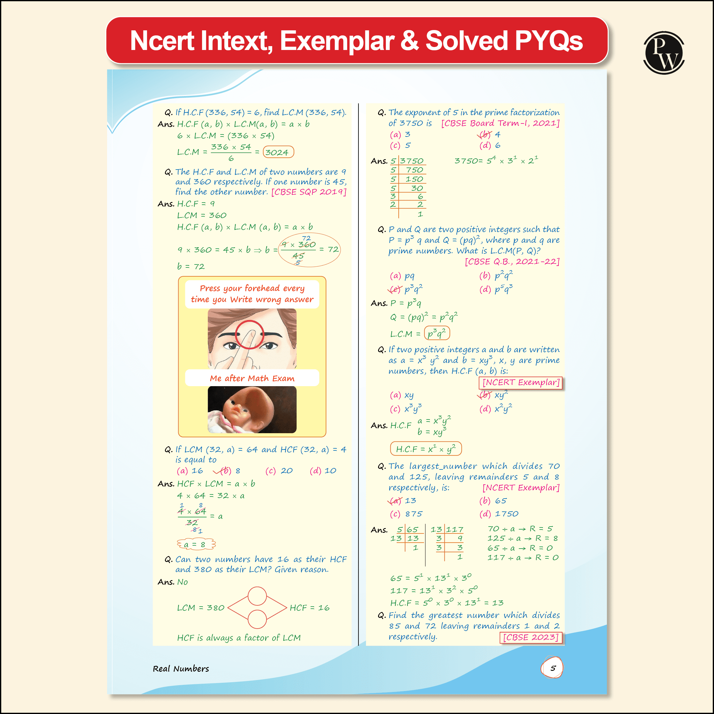 CBSE Class 10 Mathematics Made Easy Handwritten Notes By Ritik Mishra For Board 2025-2026 Exams | Formulas, Solved Examples, Theorems, Practice Questions, Solved CBSE Questions