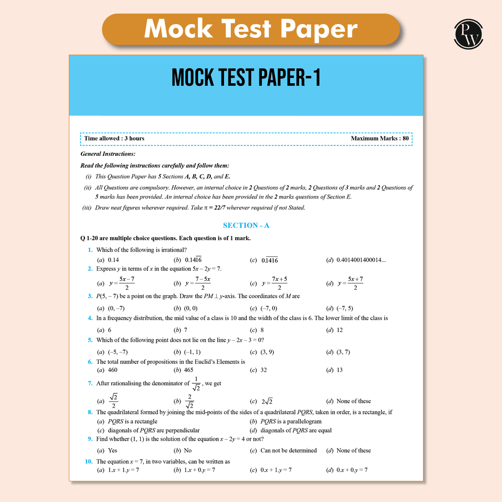 CBSE Question & Concept Bank (QCB) Class 9 Mathematics Chapter-wise and Topic-wise Solved Questions For 2026 Exams with Competency Based Question