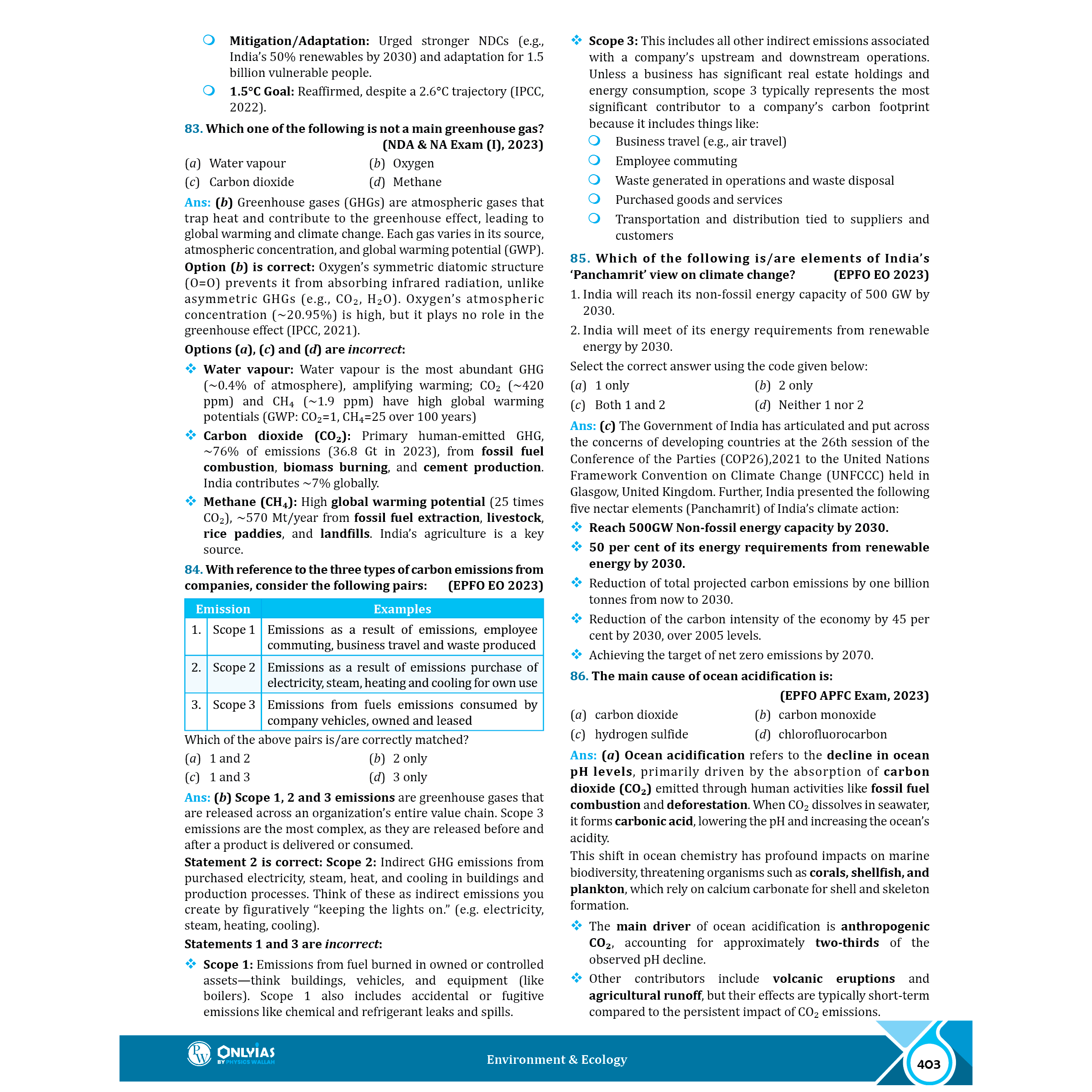 ONLYIAS UPSC PYQ+ General Studies Beyond UPSC CSE For NDA, CAPF, CDS, EPFO, IES, Geoscientist