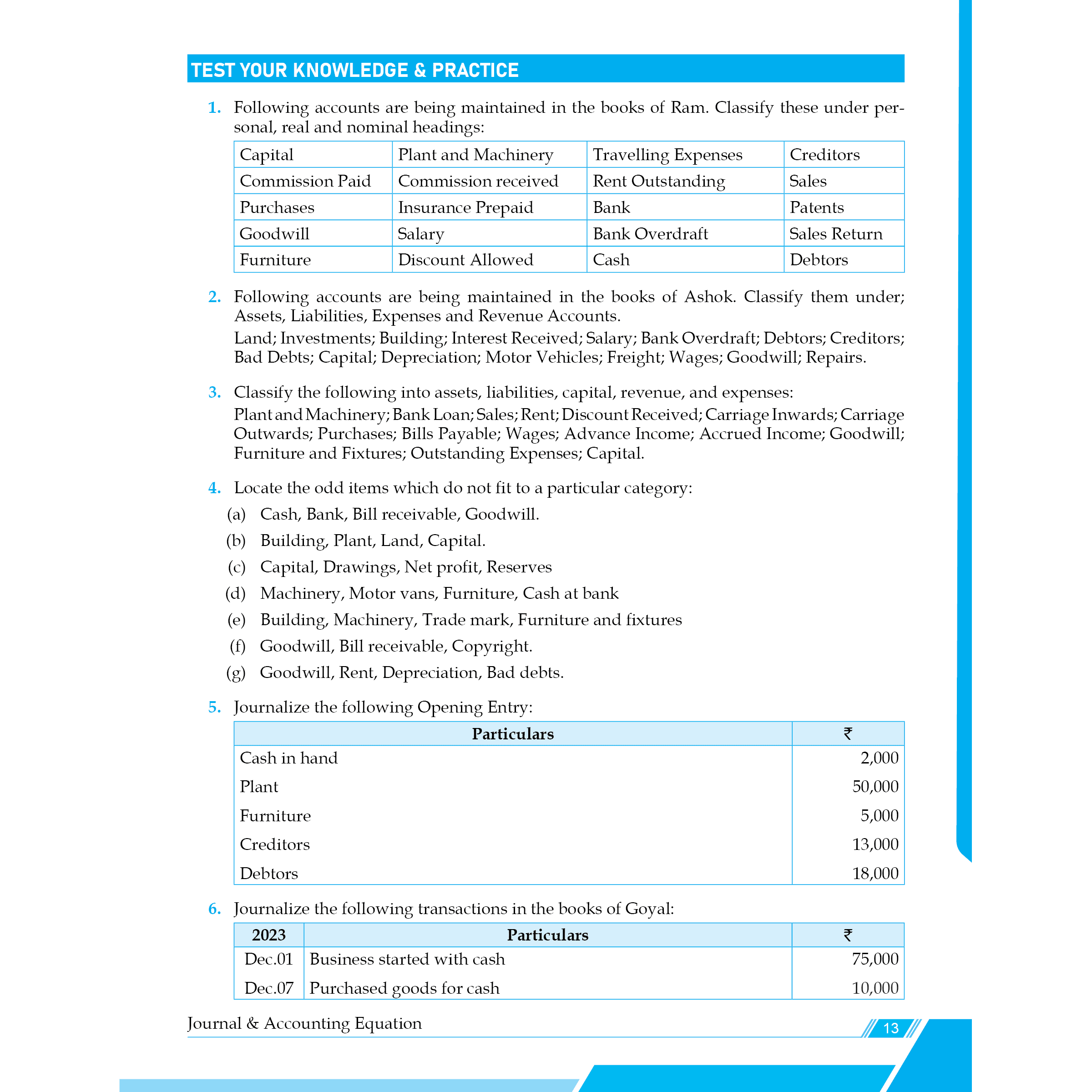 CA Foundation Paper 1- Accounting By Manish Mahajan 3rd Edition | Including PYQs, MTP, RTP and All Important Questions | Latest Syllabus For 2024 Exams
