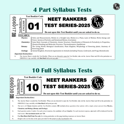 Test Series NEET 2024